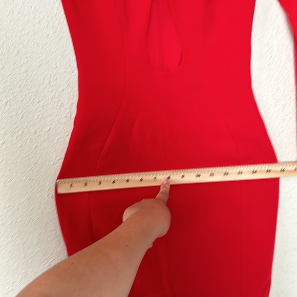 HOUSE OF CB 'Darcy' Scarlet Plunge Midi Dress NWOT size XS NWOT $269‎ - Picture 10 of 13